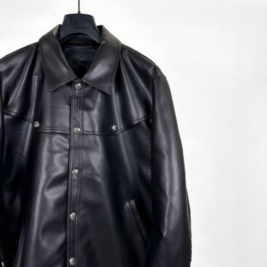 CHROME HEARTS クロムハーツ レザージャケット 2025秋冬 おしゃれ幅広がる新作