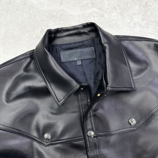 CHROME HEARTS クロムハーツ レザージャケット 2025秋冬 おしゃれ幅広がる新作