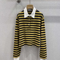 MIU MIU ミュウミュウ 長袖Tシャツ 2025秋冬新作 抜群のブランドプリントデザイン
