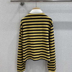 MIU MIU ミュウミュウ 長袖Tシャツ 2025秋冬新作 抜群のブランドプリントデザイン