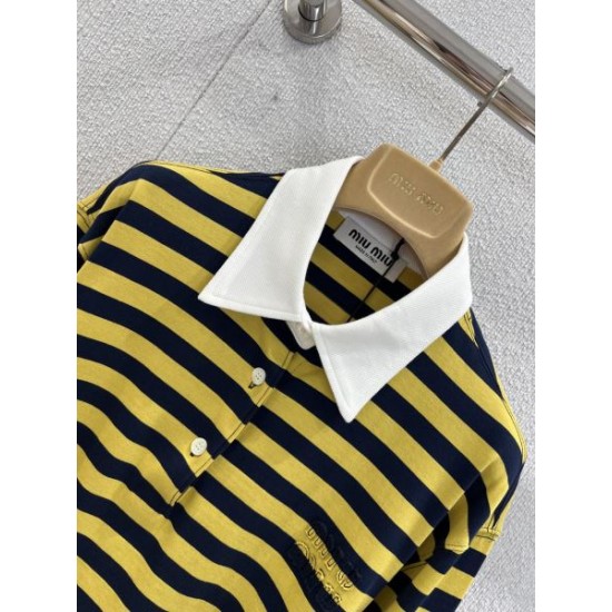 MIU MIU ミュウミュウ 長袖Tシャツ 2025秋冬新作 抜群のブランドプリントデザイン
