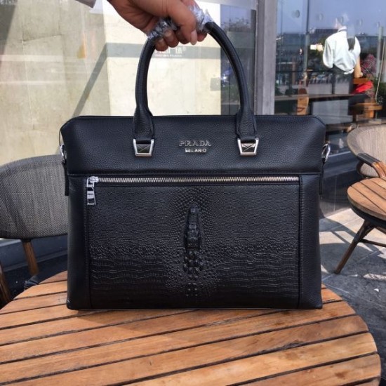 2025FW ブリーフケース PRADA プラダ 秋冬限定セール 高級感あるお買い得アイテム