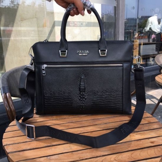 2025FW ブリーフケース PRADA プラダ 秋冬限定セール 高級感あるお買い得アイテム
