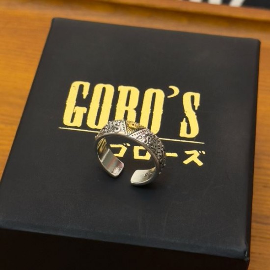 2026新品 リング GORO'S ゴローズ 季節の変わり目に活躍する万能作