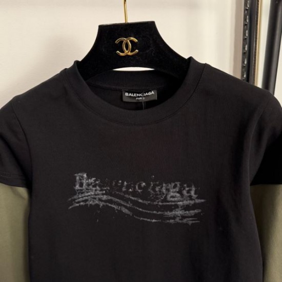 2026年新作 BALENCIAGA バレンシアガ 長袖Tシャツ リラックスフィット 今季注目