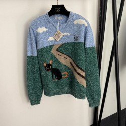 2026年新作 LOEWE ロエベ 長袖ニット ヴィンテージ感