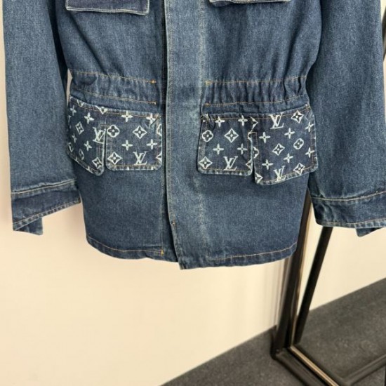 2026年新作 LOUIS VUITTON ルイヴィトン デニムジャケット スタイルアップ