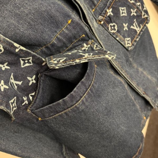 2026年新作 LOUIS VUITTON ルイヴィトン デニムジャケット スタイルアップ