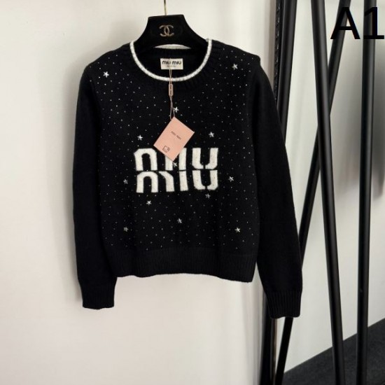 2026年新作 MIU MIU ミュウミュウ 長袖ニット セール新品