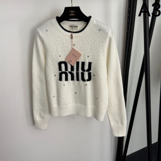 2026年新作 MIU MIU ミュウミュウ 長袖ニット セール新品