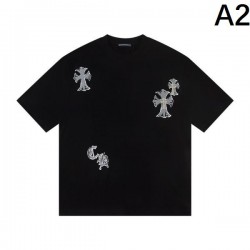 2026新品 半袖Tシャツ CHROME HEARTS クロムハーツ クールなストリートデザイン