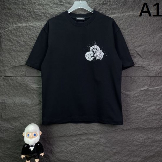 2026新品 半袖Tシャツ CHROME HEARTS クロムハーツ コーデしやすい定番Tシャツ