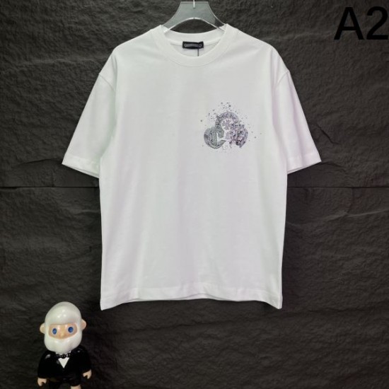 2026新品 半袖Tシャツ CHROME HEARTS クロムハーツ コーデしやすい定番Tシャツ