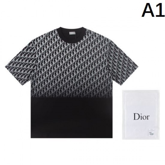 2026新品 半袖Tシャツ DIOR ディオール レトロ感漂うおしゃれデザイン