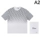 2026新品 半袖Tシャツ DIOR ディオール レトロ感漂うおしゃれデザイン