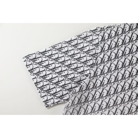 2026新品 半袖Tシャツ DIOR ディオール レトロ感漂うおしゃれデザイン