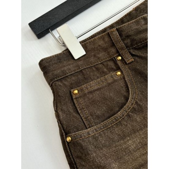 2026新品 デニムパンツ LOUIS VUITTON ルイヴィトン 日本未入荷カラー 夏新作