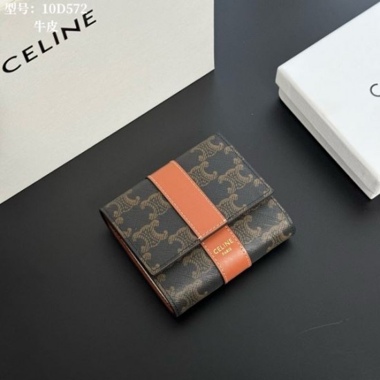 2026新品 三つ折り財布 CELINE セリーヌ デイリー使い最適 ミニ財布人気モデル