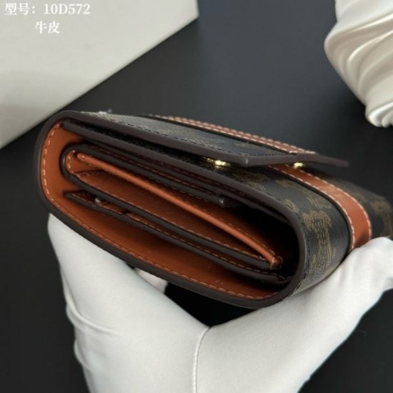 2026新品 三つ折り財布 CELINE セリーヌ デイリー使い最適 ミニ財布人気モデル
