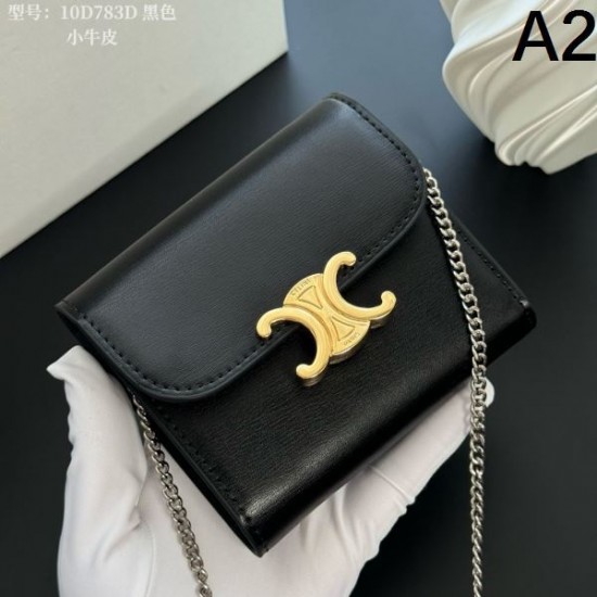 2026新品 三つ折り財布 CELINE セリーヌ おしゃれトレンド ミニウォレット人気作