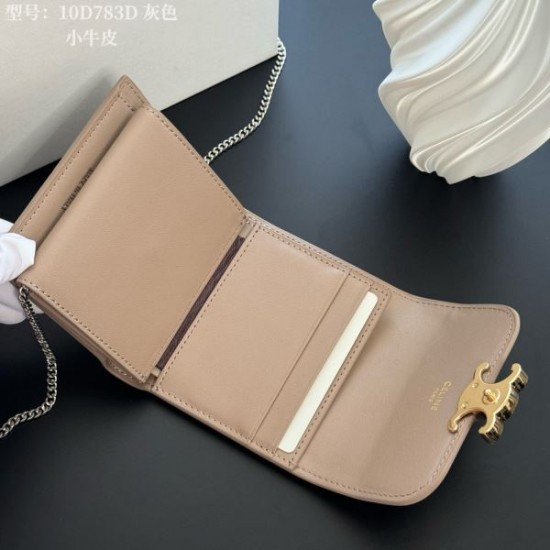2026新品 三つ折り財布 CELINE セリーヌ おしゃれトレンド ミニウォレット人気作