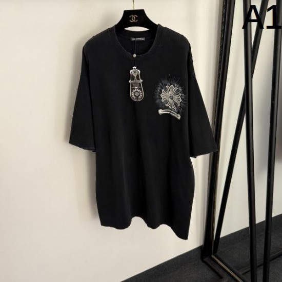 2026新品 半袖Tシャツ CHROME HEARTS クロムハーツ 圧倒的存在感ブランドロゴ 人気爆発モデル