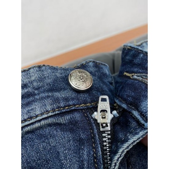 2026新品 ジーンズ CHROME HEARTS クロムハーツ 定番人気の薄手ソフトデニム