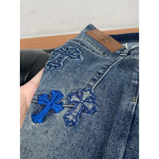 2026新品 ジーンズ CHROME HEARTS クロムハーツ 定番人気の薄手ソフトデニム
