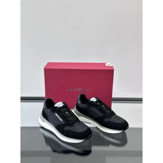 2026最新作 トレンド感たっぷり FERRAGAMO サルヴァトーレ フェラガモ スニーカー 人気デザイン春夏コーデ