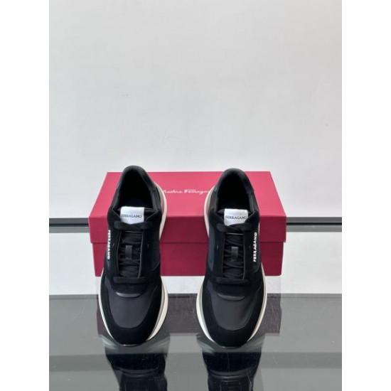 2026最新作 トレンド感たっぷり FERRAGAMO サルヴァトーレ フェラガモ スニーカー 人気デザイン春夏コーデ