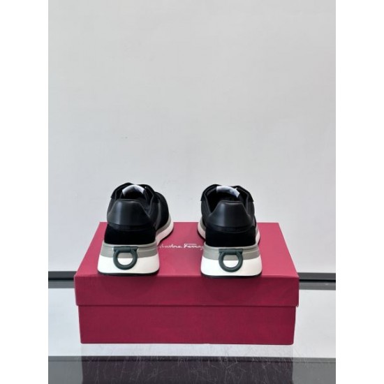 2026最新作 トレンド感たっぷり FERRAGAMO サルヴァトーレ フェラガモ スニーカー 人気デザイン春夏コーデ
