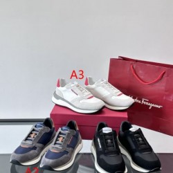 2026最新作 トレンド感たっぷり FERRAGAMO サルヴァトーレ フェラガモ スニーカー 人気デザイン春夏コーデ