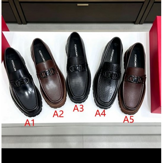 2026春夏新作 印象に残るデザイン FERRAGAMO サルヴァトーレ フェラガモ ビジネスシューズ
