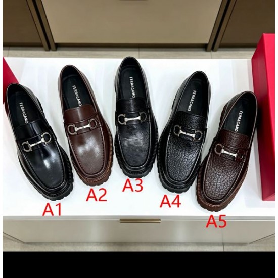 2026最新作 心惹かれるスタイル FERRAGAMO サルヴァトーレ フェラガモ ビジネスシューズ メンズ革靴
