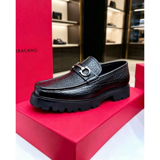 2026最新作 心惹かれるスタイル FERRAGAMO サルヴァトーレ フェラガモ ビジネスシューズ メンズ革靴