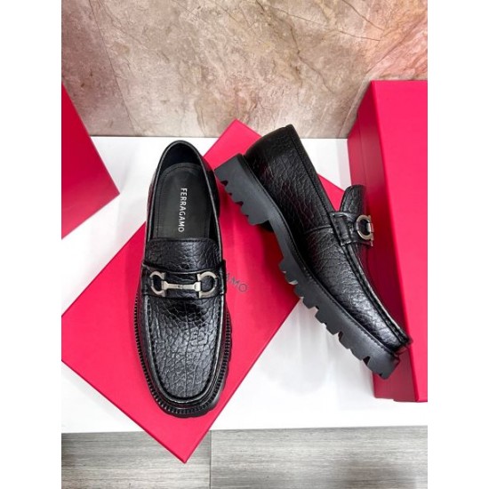 2026最新作 心惹かれるスタイル FERRAGAMO サルヴァトーレ フェラガモ ビジネスシューズ メンズ革靴