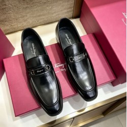 2026新作 限定デザイン人気 FERRAGAMO サルヴァトーレ フェラガモ ビジネスシューズ 高級靴