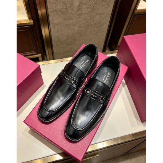 2026新作 限定デザイン人気 FERRAGAMO サルヴァトーレ フェラガモ ビジネスシューズ 高級靴