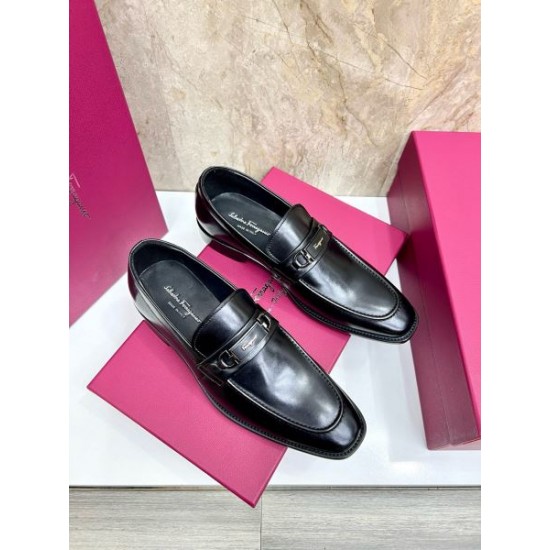 2026新作 限定デザイン人気 FERRAGAMO サルヴァトーレ フェラガモ ビジネスシューズ 高級靴