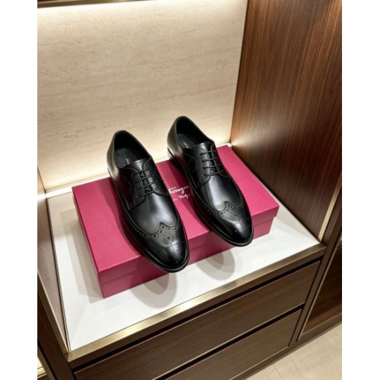 2026新作 数量限定デザイン FERRAGAMO サルヴァトーレ フェラガモ ビジネスシューズ