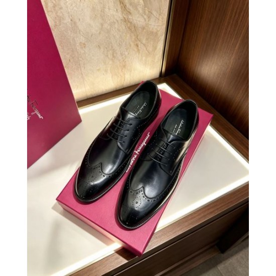 2026新作 数量限定デザイン FERRAGAMO サルヴァトーレ フェラガモ ビジネスシューズ