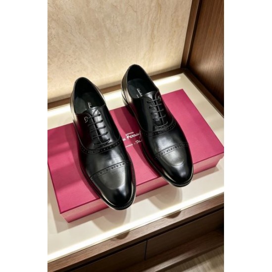 2026新作 話題のブランドアイテム FERRAGAMO サルヴァトーレ フェラガモ ビジネスシューズ