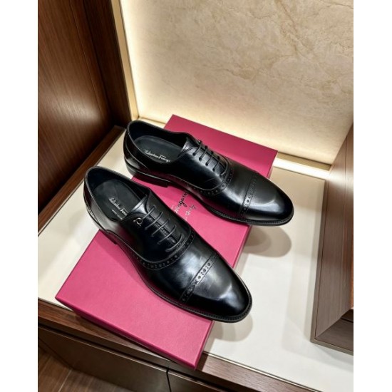 2026新作 話題のブランドアイテム FERRAGAMO サルヴァトーレ フェラガモ ビジネスシューズ