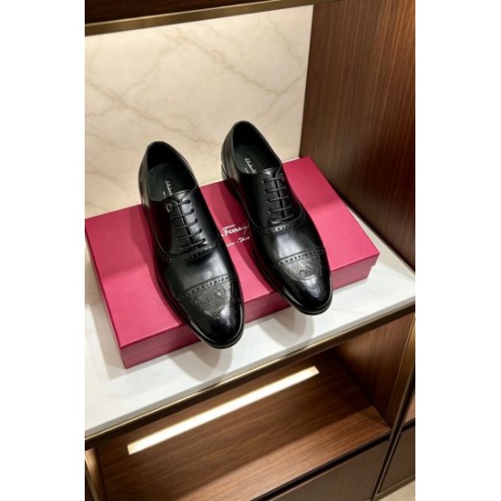 2026春夏新作 ファッション性高い FERRAGAMO サルヴァトーレ フェラガモ ビジネスシューズ