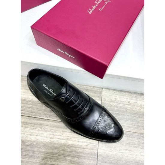 2026春夏新作 ファッション性高い FERRAGAMO サルヴァトーレ フェラガモ ビジネスシューズ