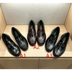 2026最新 カジュアル感ある着こなし FERRAGAMO サルヴァトーレ フェラガモ ビジネスシューズ