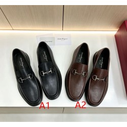 2026新作 シンプルデザイン FERRAGAMO サルヴァトーレ フェラガモ ビジネスシューズ
