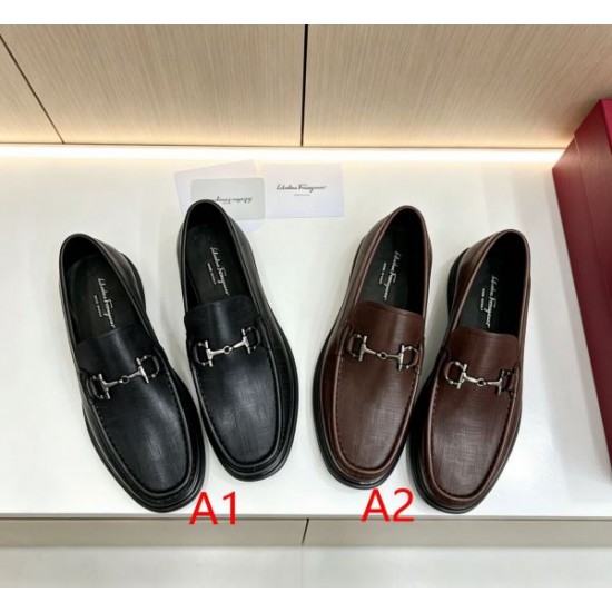 2026新作 シンプルデザイン FERRAGAMO サルヴァトーレ フェラガモ ビジネスシューズ