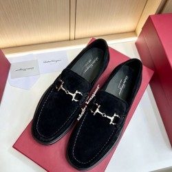 2026春夏新作 スタイルアップ効果 FERRAGAMO サルヴァトーレ フェラガモ ビジネスシューズ