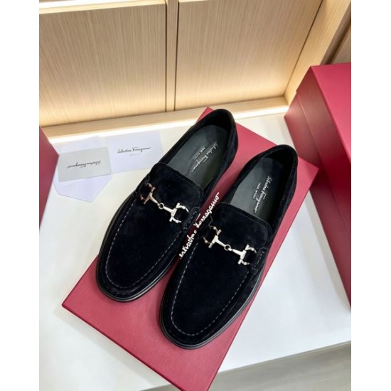 2026春夏新作 スタイルアップ効果 FERRAGAMO サルヴァトーレ フェラガモ ビジネスシューズ